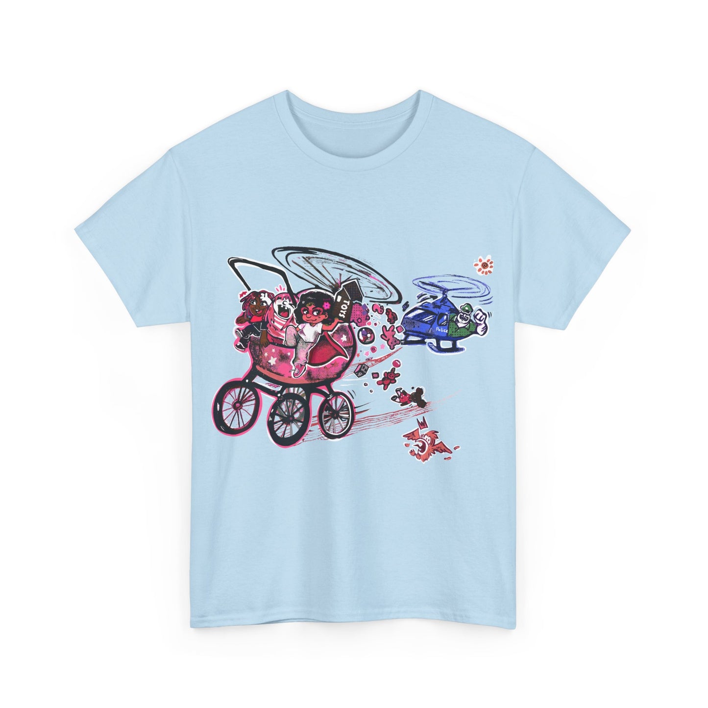 Adults, TINY TODDLER ADVENTURES, Unisex Heavy Cotton Tee
