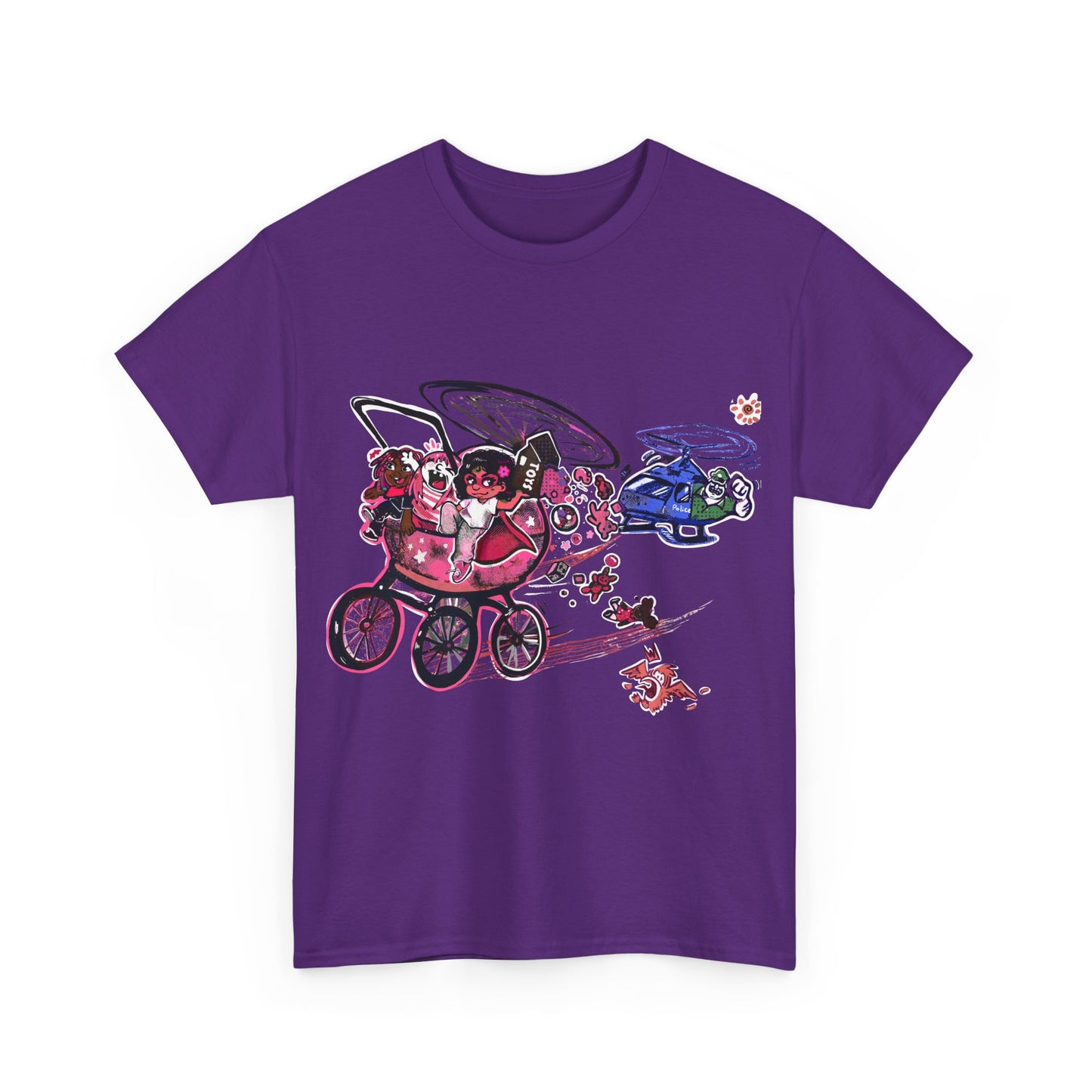 Adults, TINY TODDLER ADVENTURES, Unisex Heavy Cotton Tee