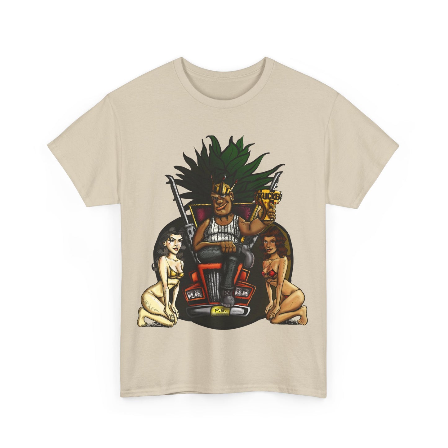 Highway King Truck t-shirt, urban design, trucker shirt
