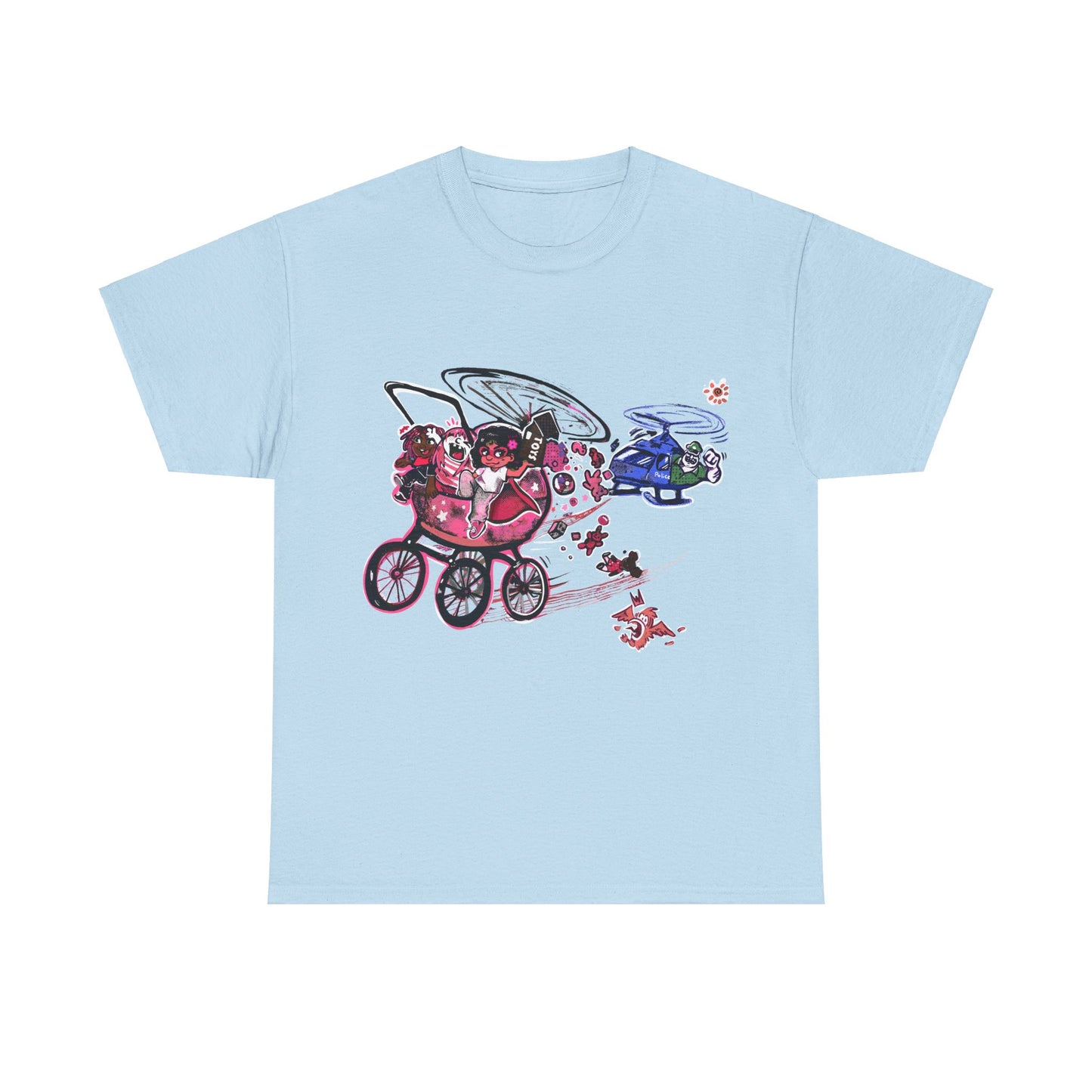 Adults, TINY TODDLER ADVENTURES, Unisex Heavy Cotton Tee
