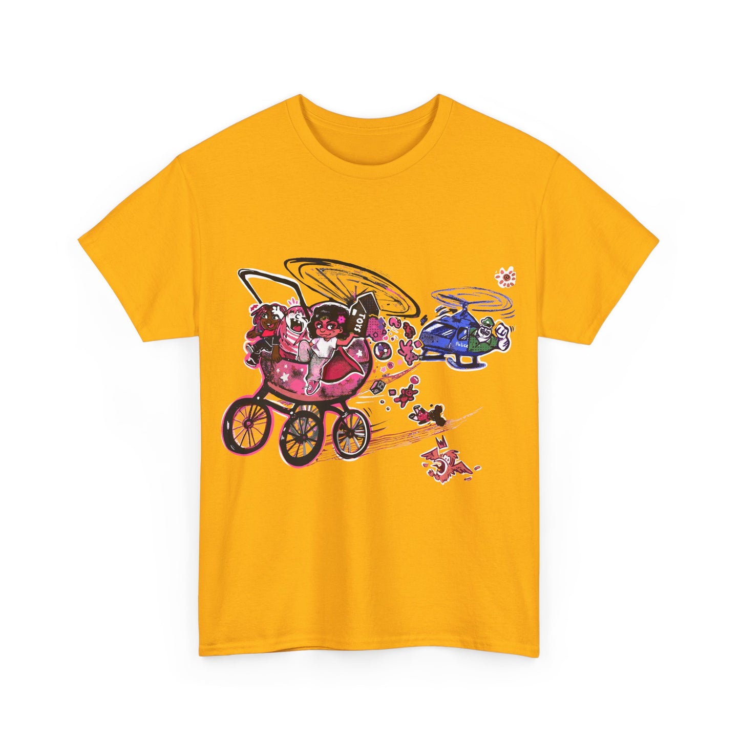Adults, TINY TODDLER ADVENTURES, Unisex Heavy Cotton Tee