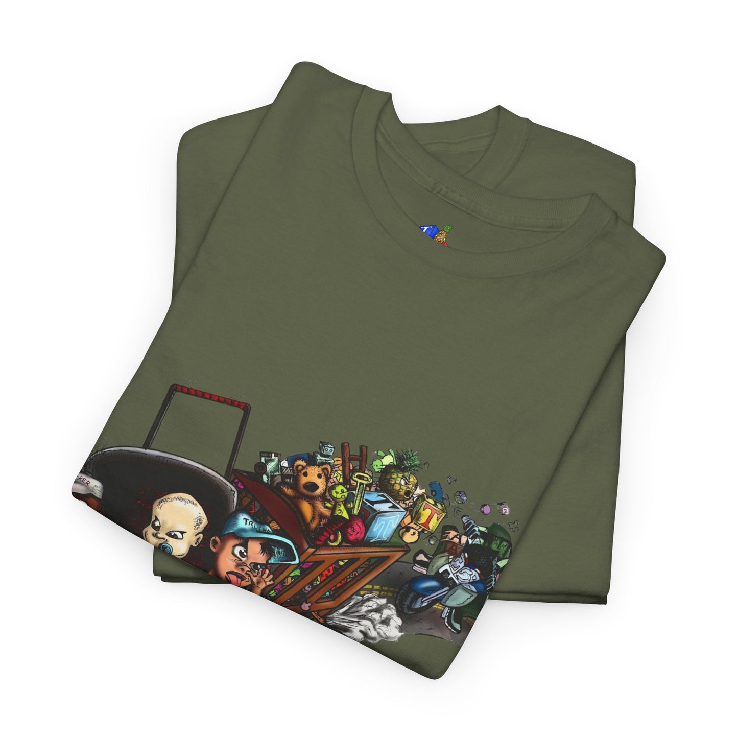 Adults Tiny Toddler Adventure Heavy Cotton Tee