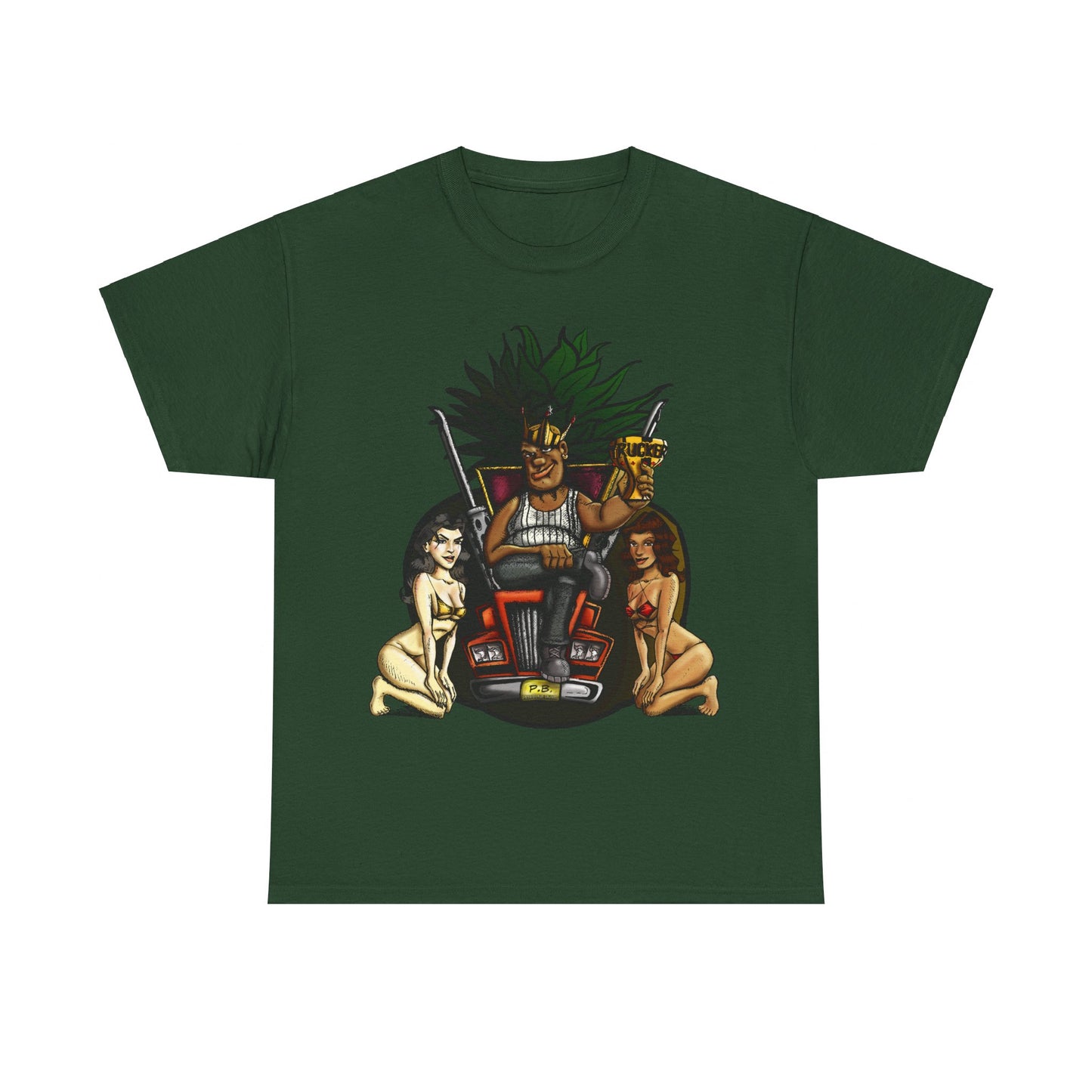 Highway King Truck t-shirt, urban design, trucker shirt