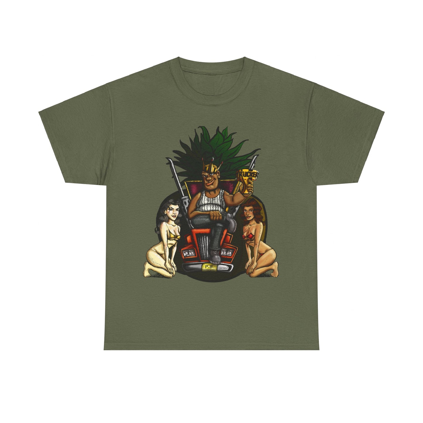 Highway King Truck t-shirt, urban design, trucker shirt