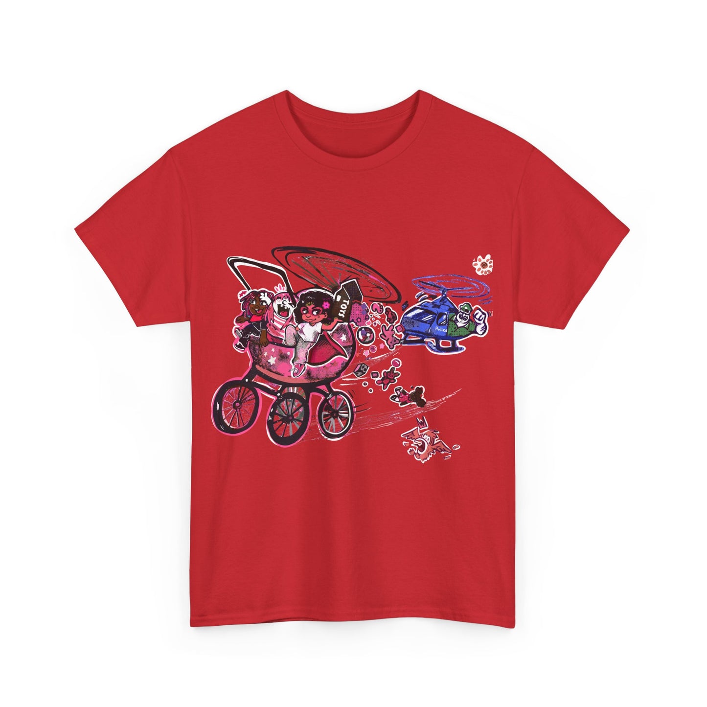 Adults, TINY TODDLER ADVENTURES, Unisex Heavy Cotton Tee