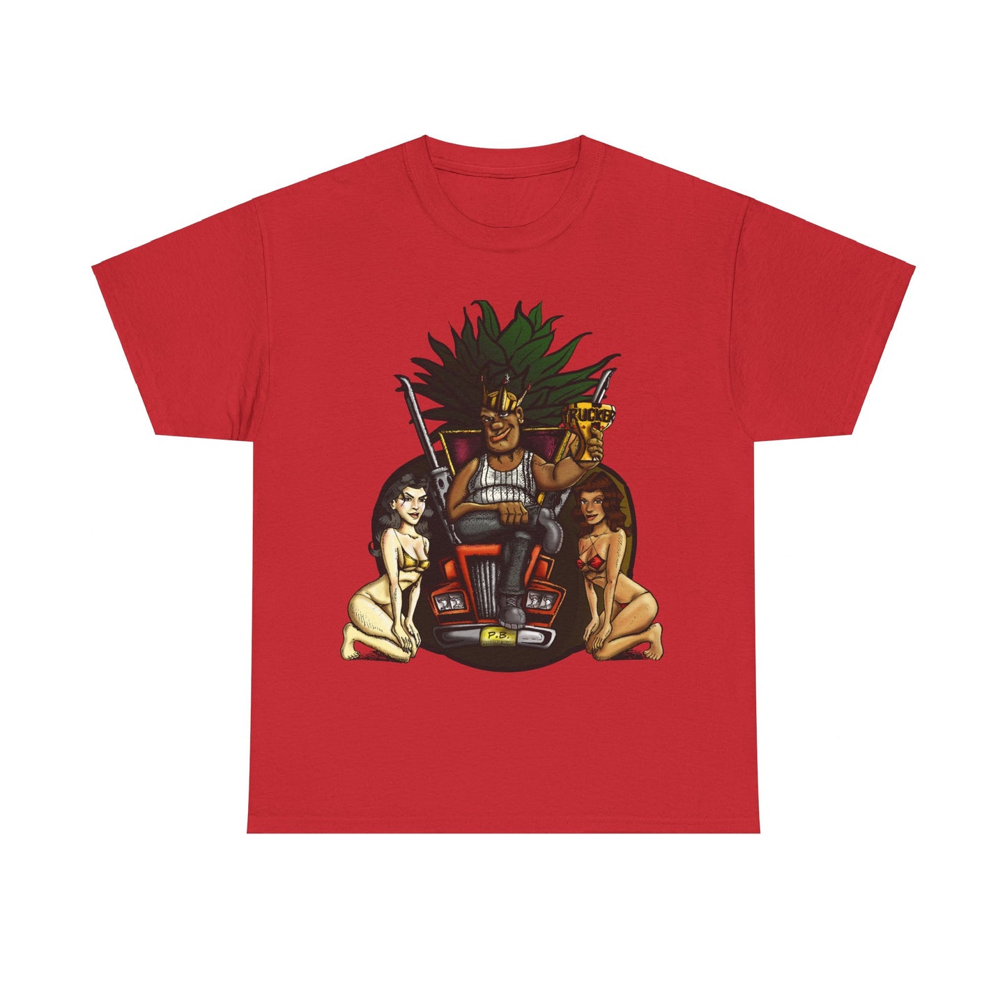 Highway King Truck t-shirt, urban design, trucker shirt