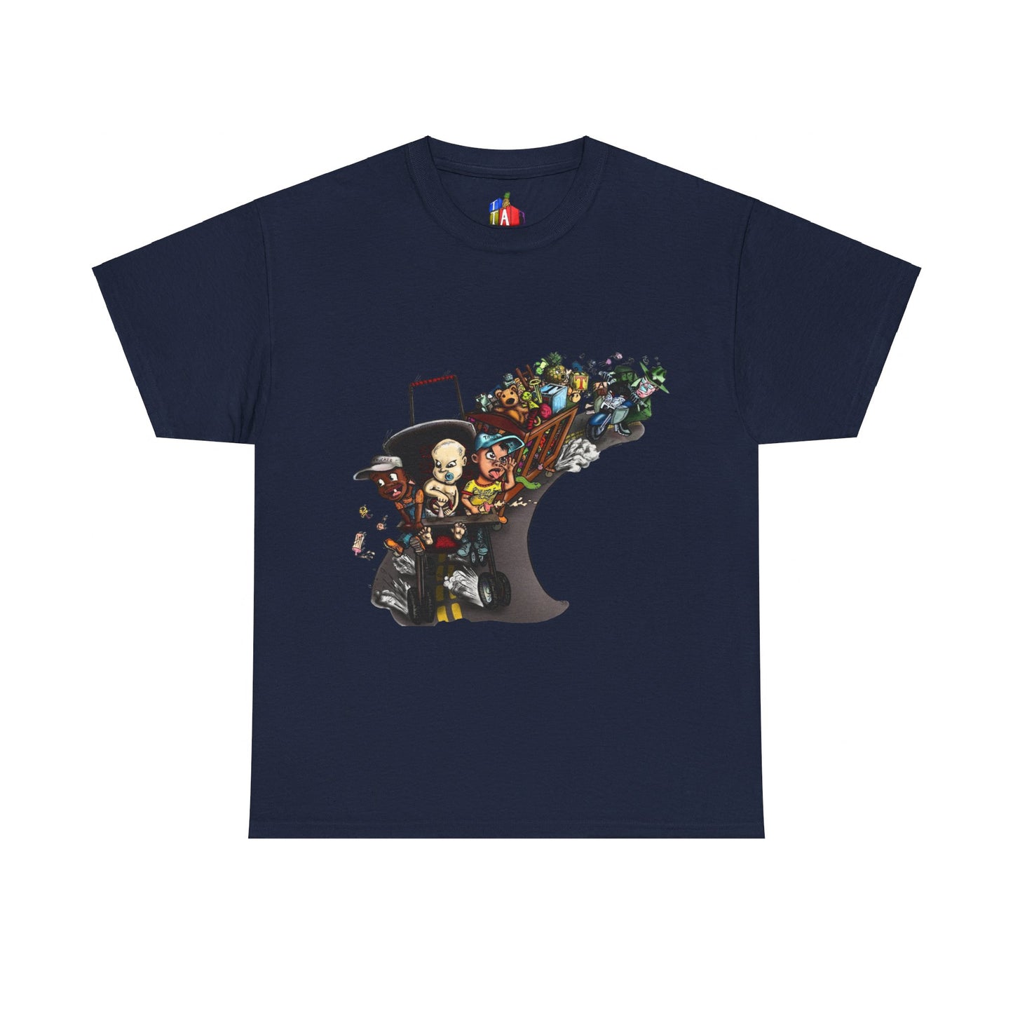 Adults Tiny Toddler Adventure Heavy Cotton Tee