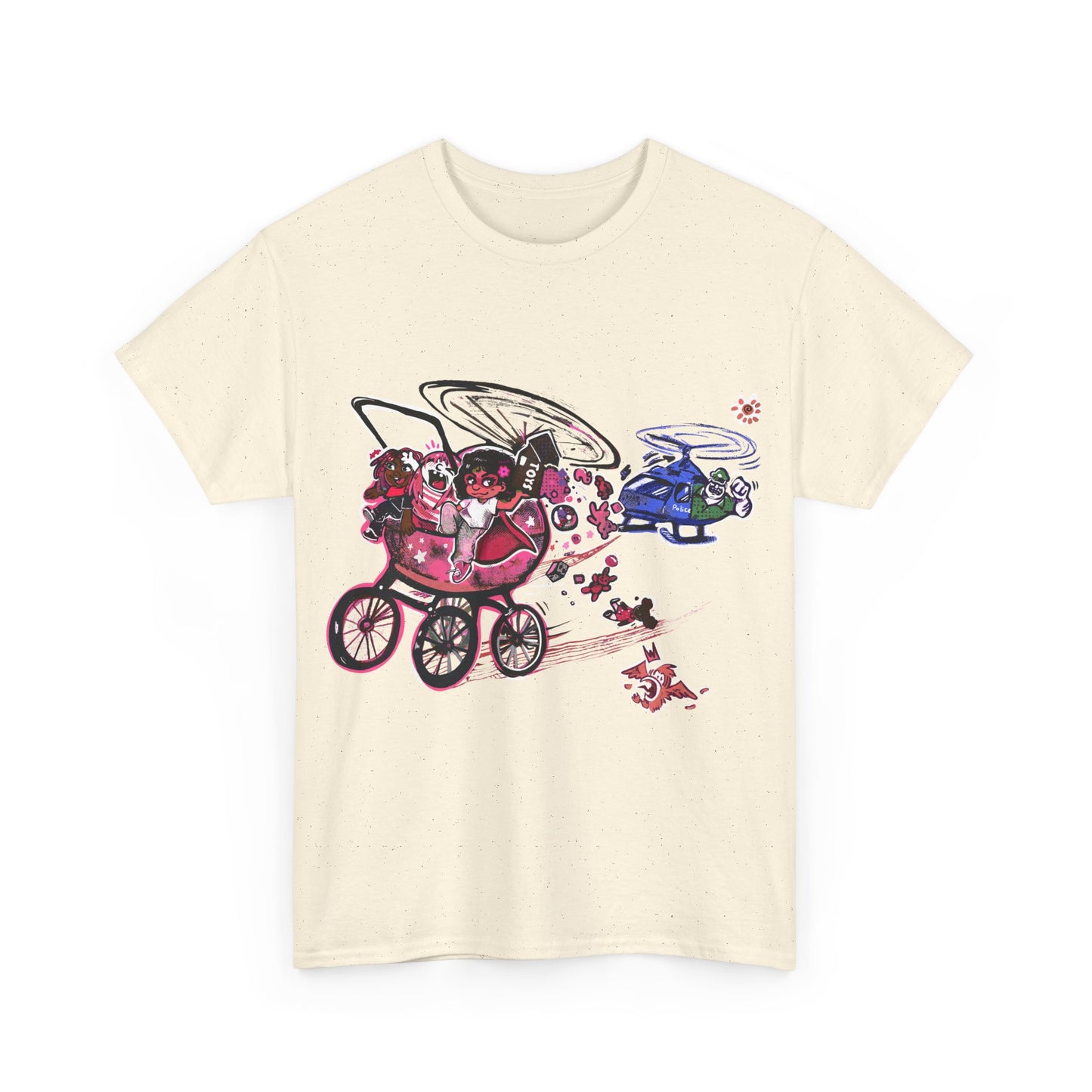 Adults, TINY TODDLER ADVENTURES, Unisex Heavy Cotton Tee