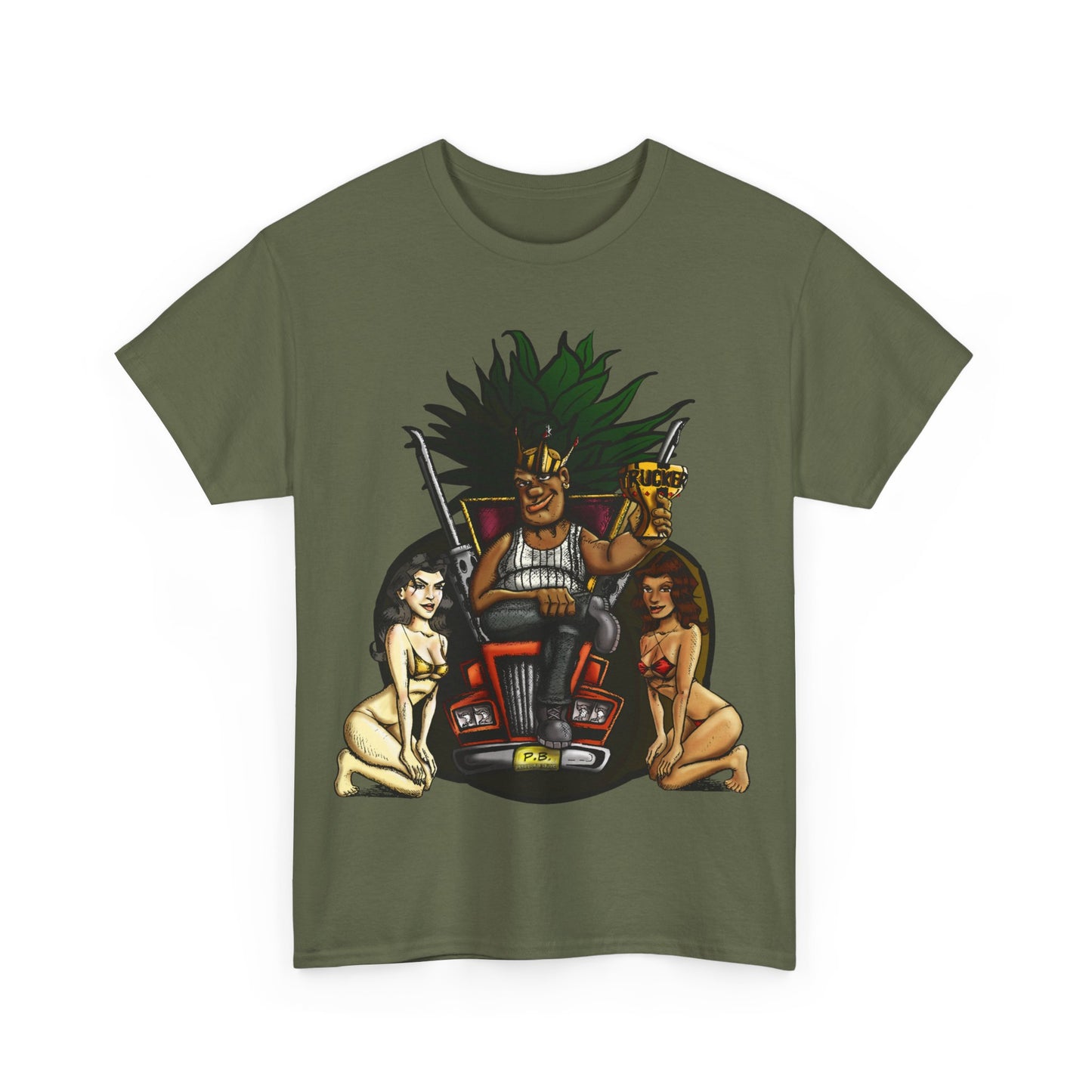 Highway King Truck t-shirt, urban design, trucker shirt