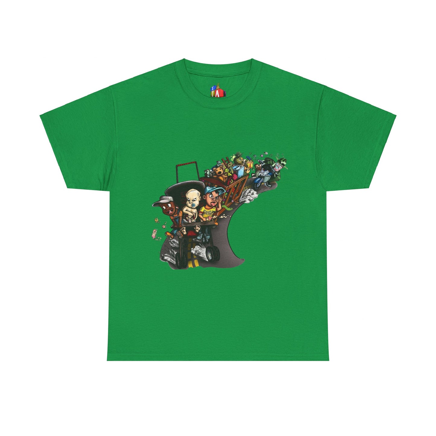 Adults Tiny Toddler Adventure Heavy Cotton Tee