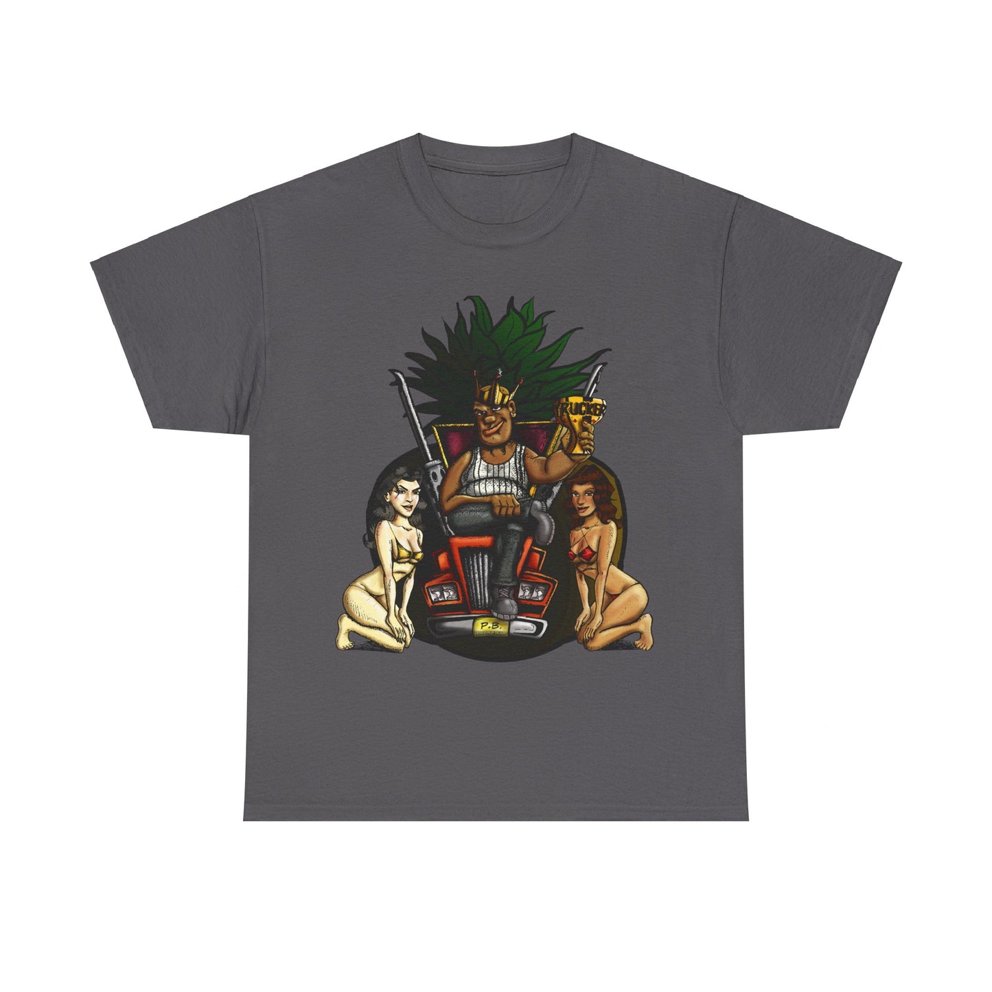 Highway King Truck t-shirt, urban design, trucker shirt