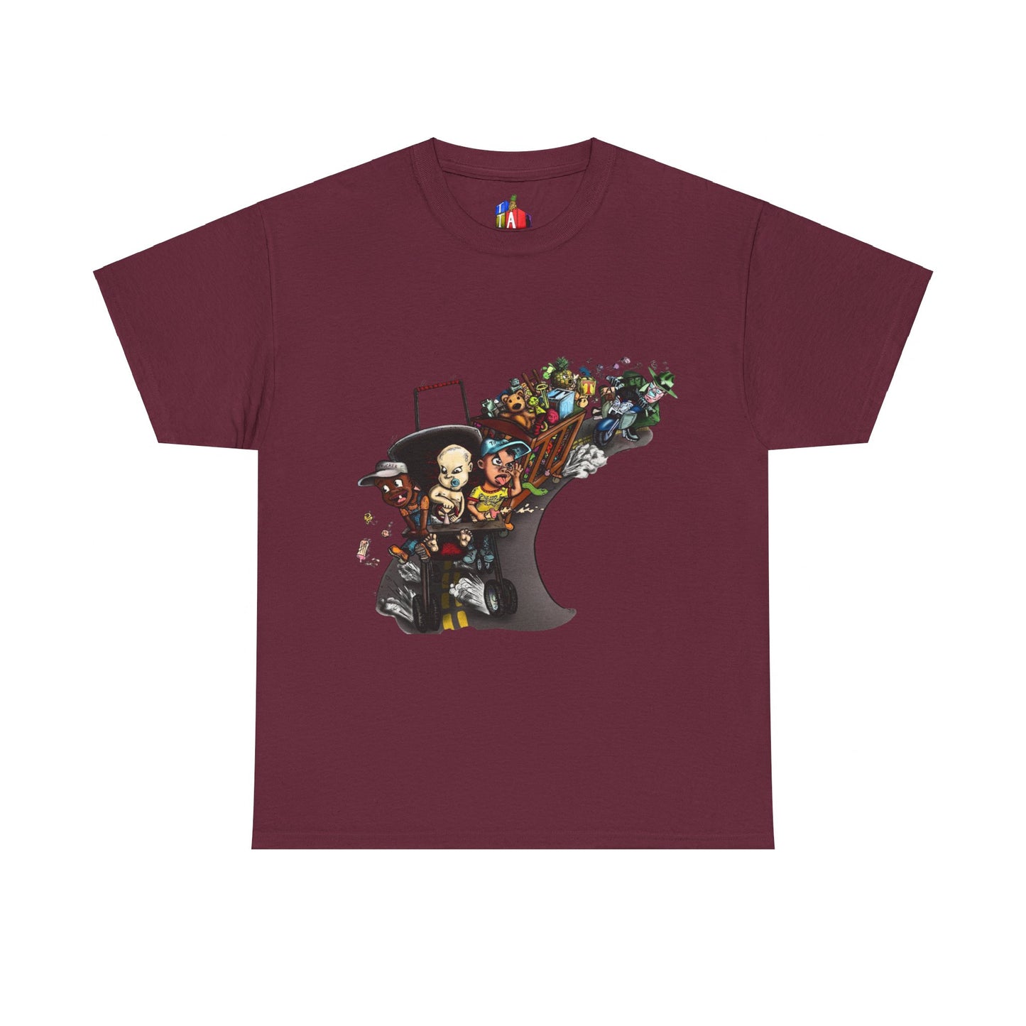 Adults Tiny Toddler Adventure Heavy Cotton Tee