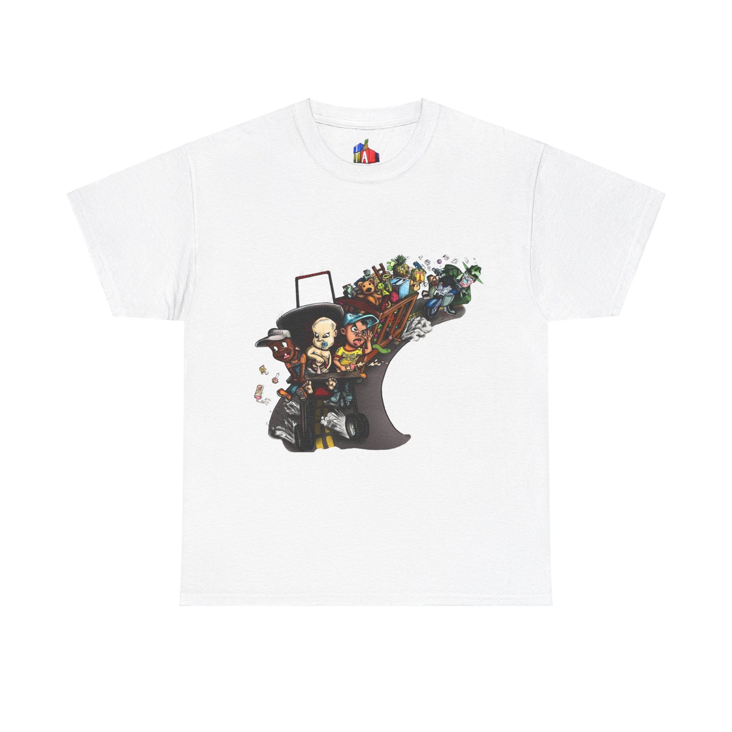 Adults Tiny Toddler Adventure Heavy Cotton Tee