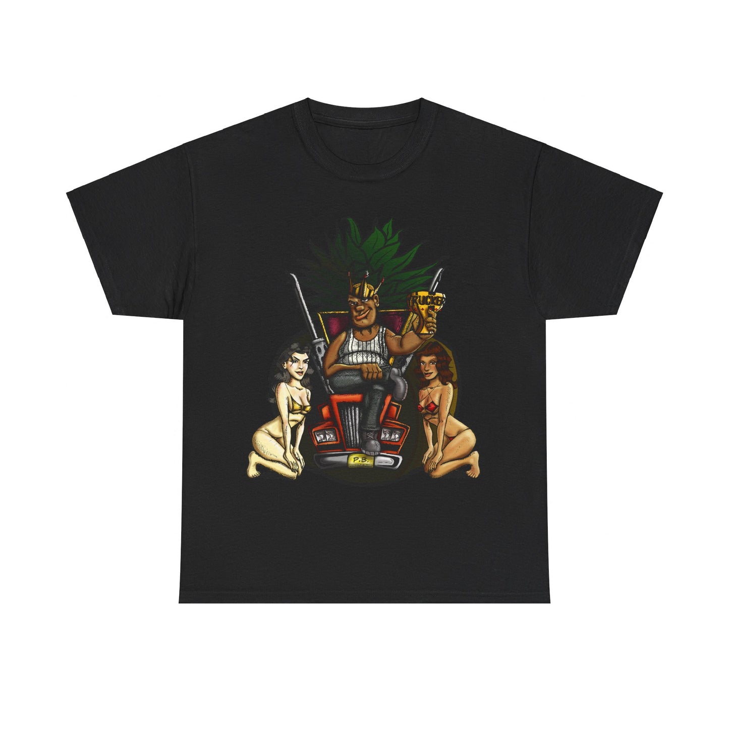 Highway King Truck t-shirt, urban design, trucker shirt