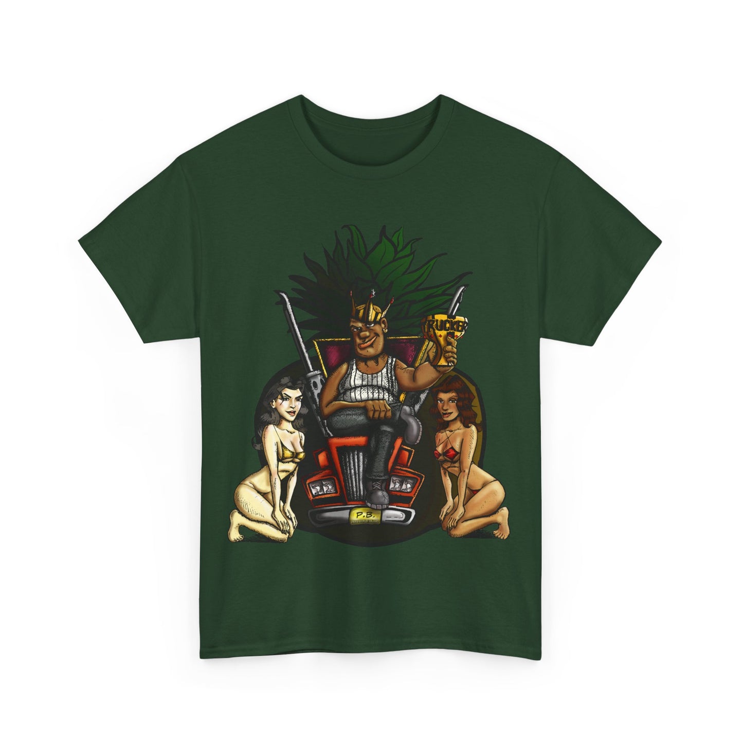 Highway King Truck t-shirt, urban design, trucker shirt
