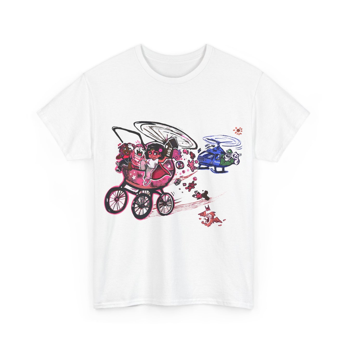 Adults, TINY TODDLER ADVENTURES, Unisex Heavy Cotton Tee