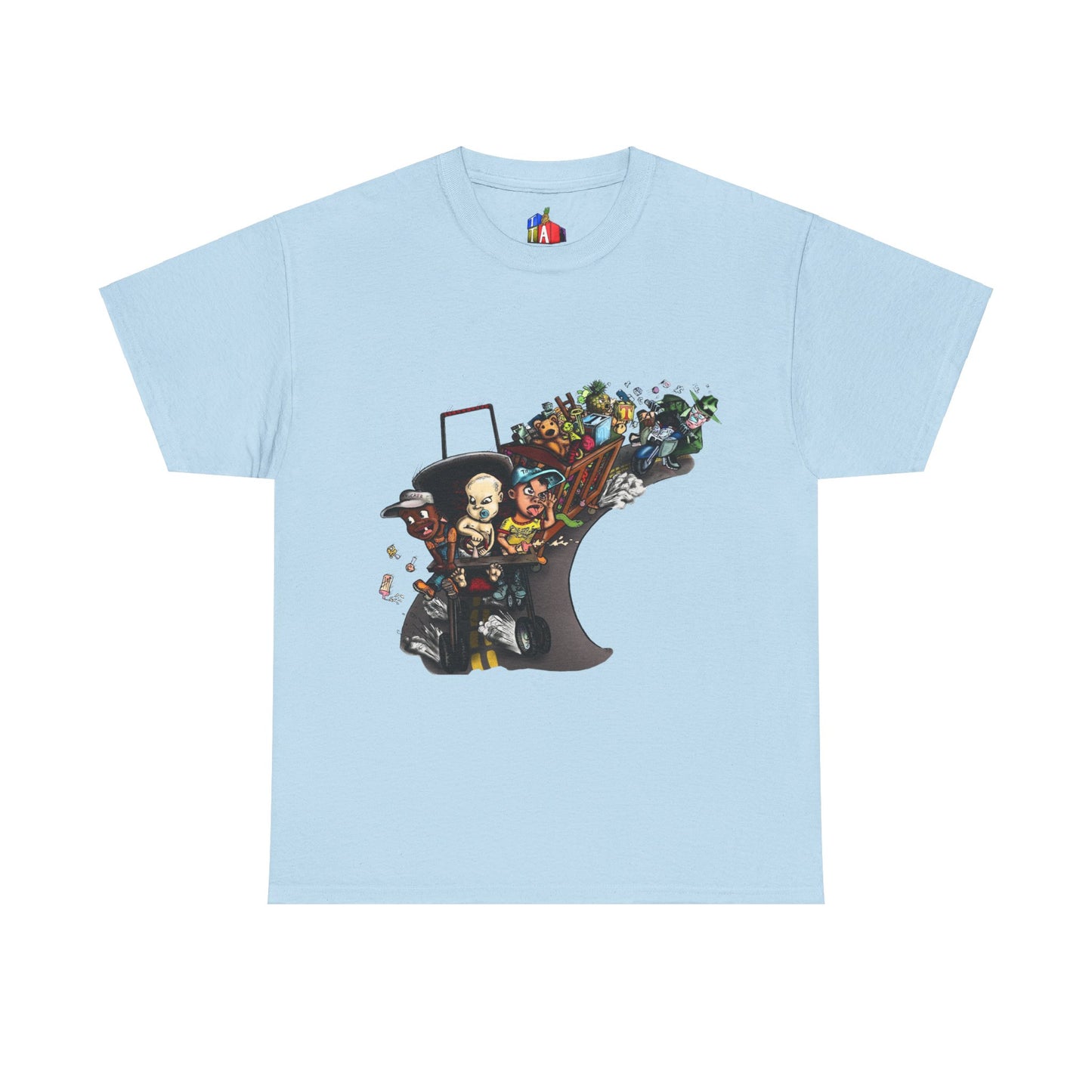 Adults Tiny Toddler Adventure Heavy Cotton Tee