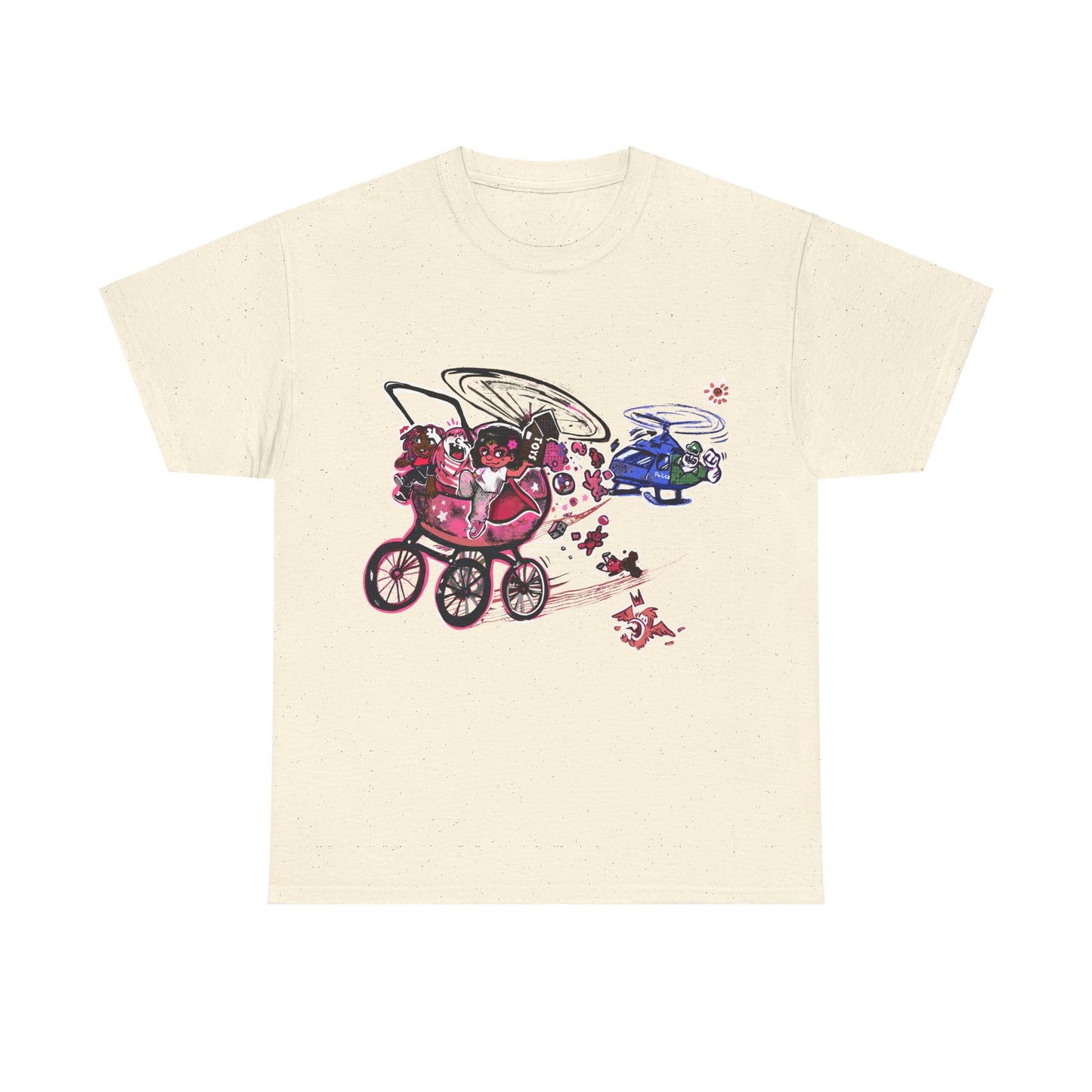 Adults, TINY TODDLER ADVENTURES, Unisex Heavy Cotton Tee