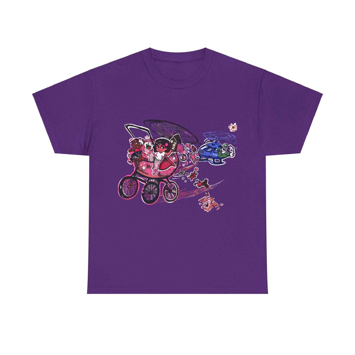 Adults, TINY TODDLER ADVENTURES, Unisex Heavy Cotton Tee