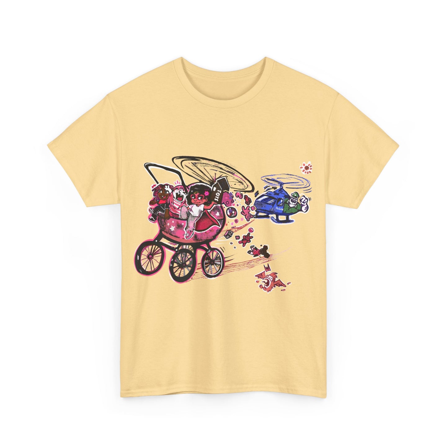 Adults, TINY TODDLER ADVENTURES, Unisex Heavy Cotton Tee
