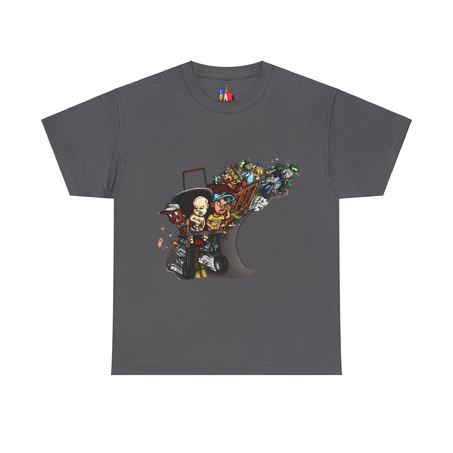 Adults Tiny Toddler Adventure Heavy Cotton Tee