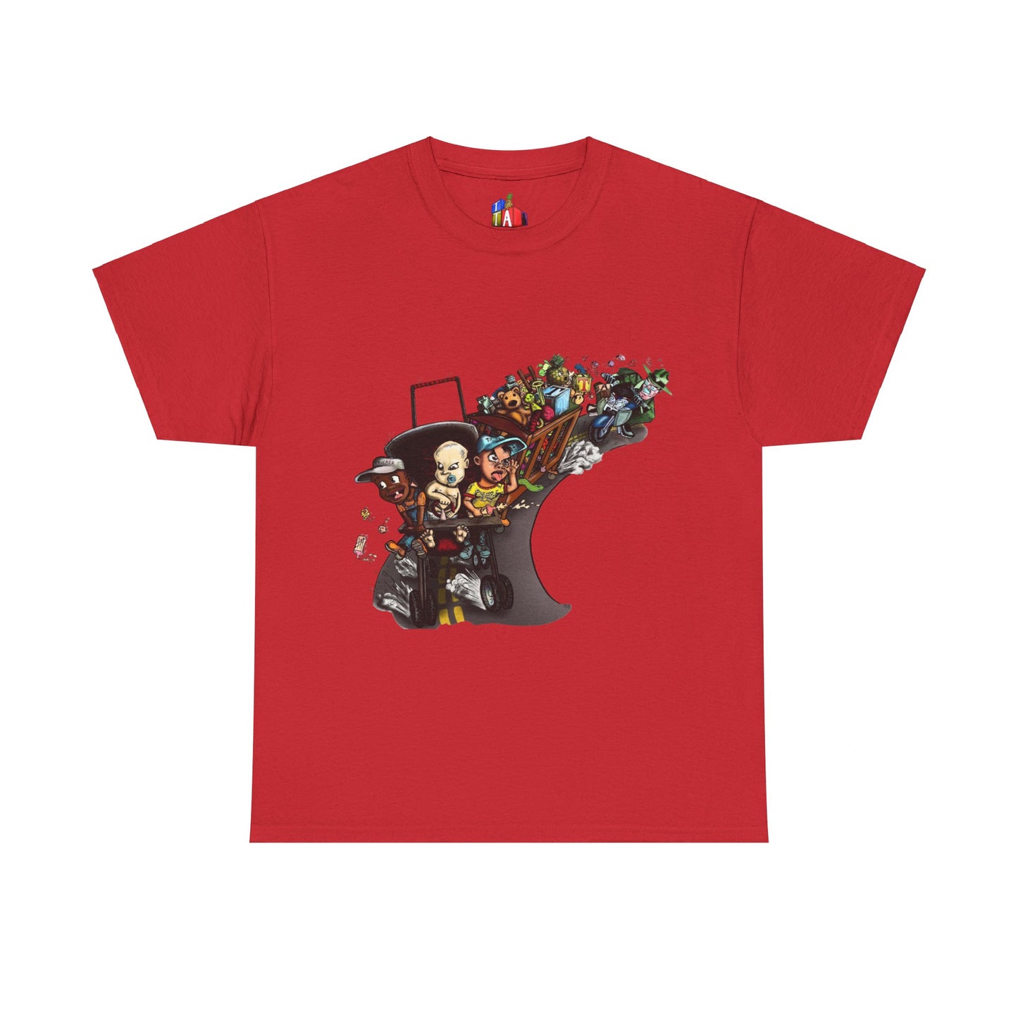 Adults Tiny Toddler Adventure Heavy Cotton Tee