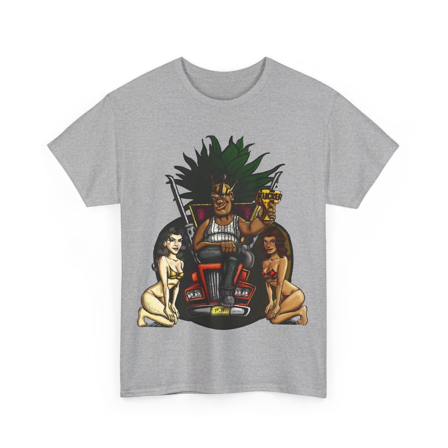 Highway King Truck t-shirt, urban design, trucker shirt