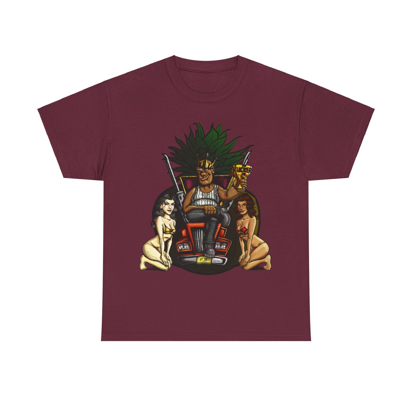 Highway King Truck t-shirt, urban design, trucker shirt