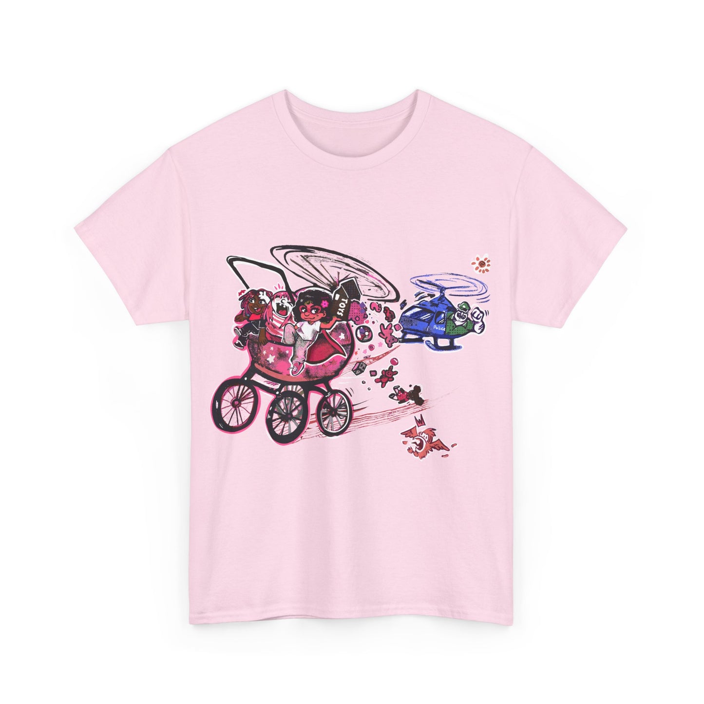 Adults, TINY TODDLER ADVENTURES, Unisex Heavy Cotton Tee