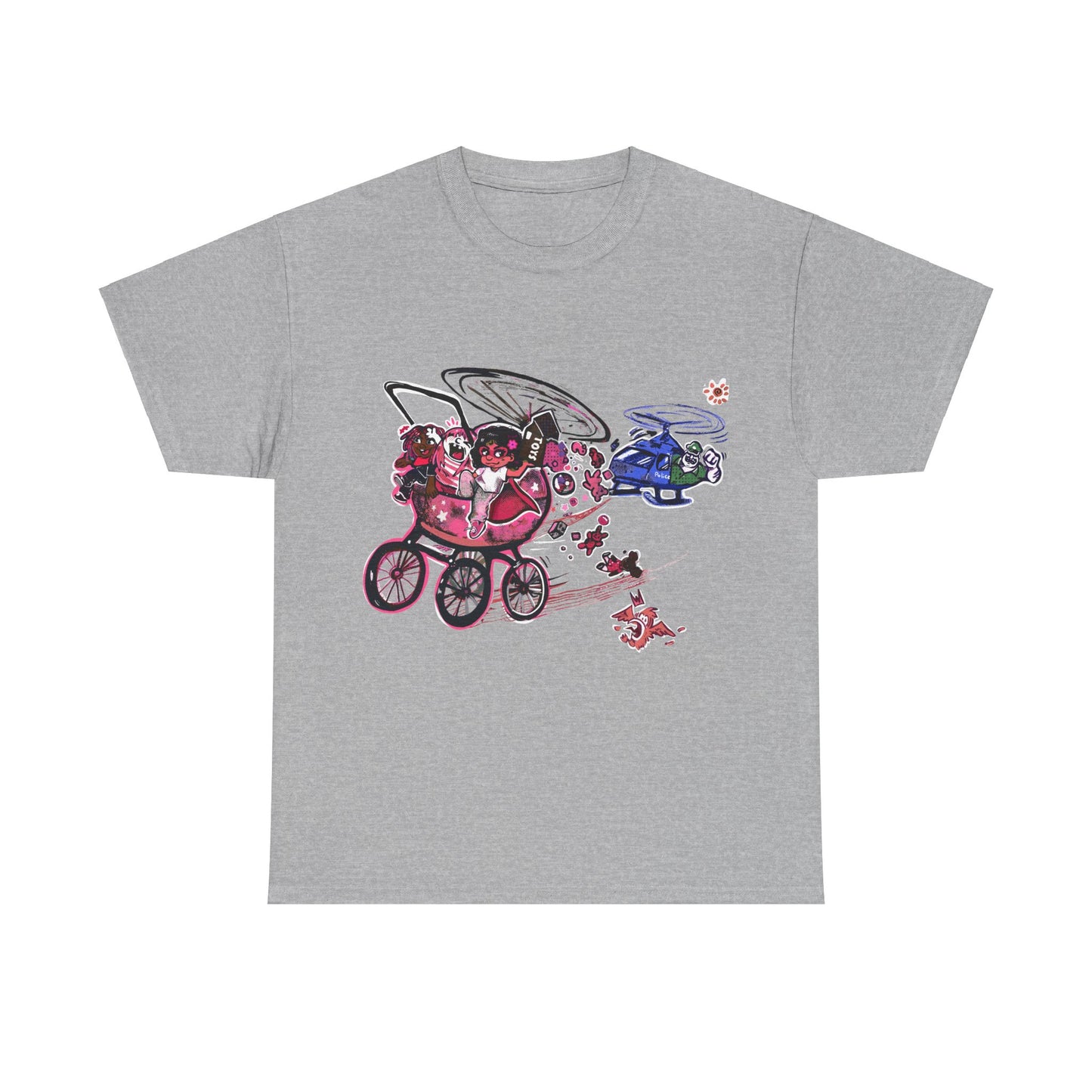 Adults, TINY TODDLER ADVENTURES, Unisex Heavy Cotton Tee