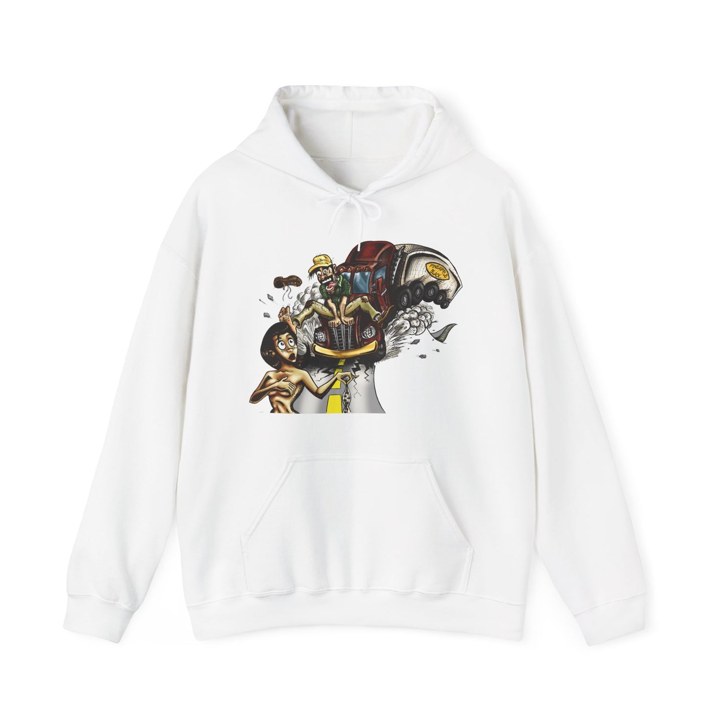 Wild Man Rider, Unisex Heavy Blend™ Hooded Sweatshirt