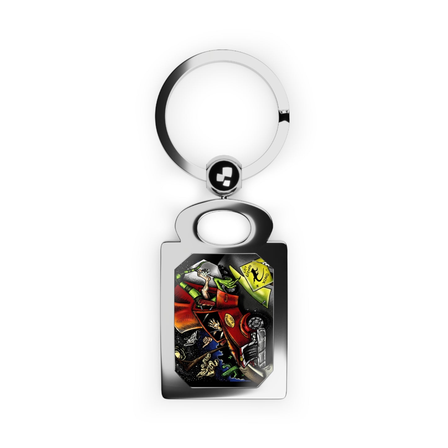 Lot Lizard, Rectangle Photo Keyring