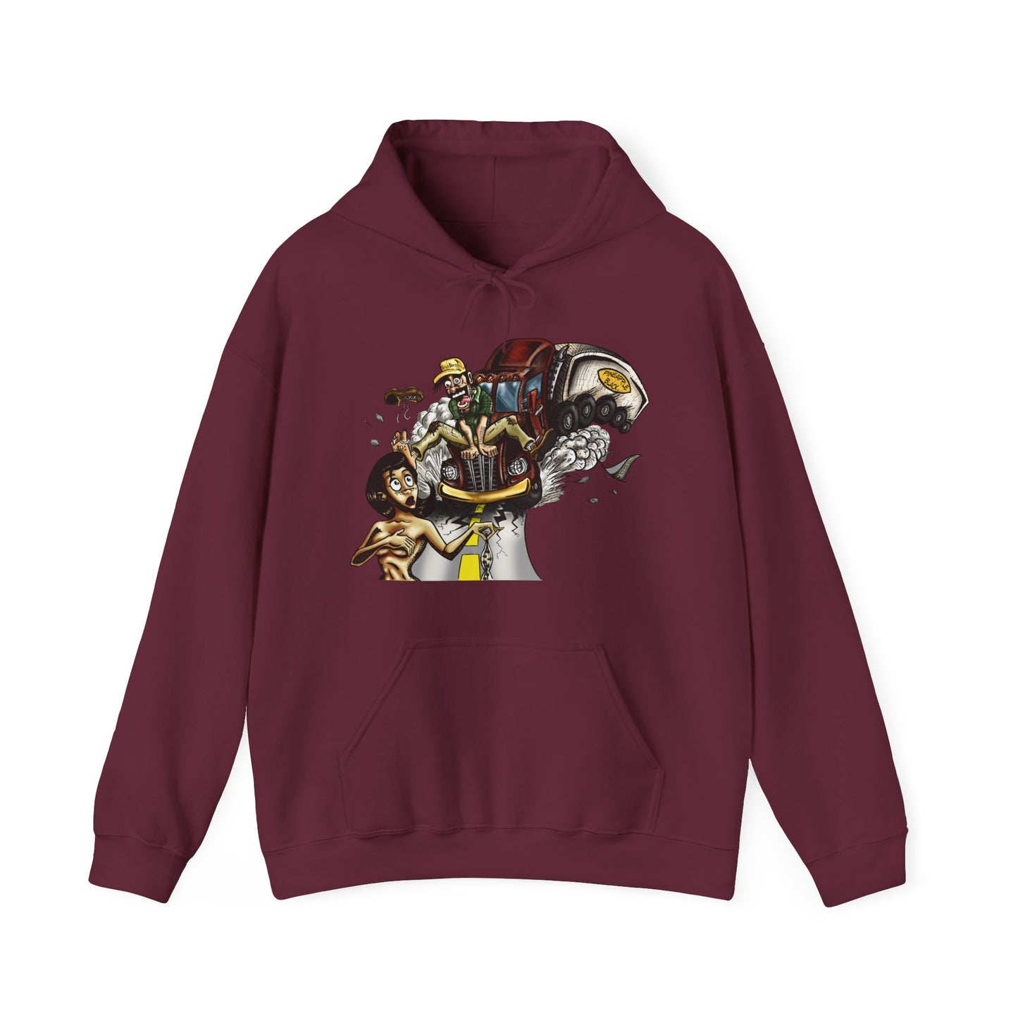 Wild Man Rider, Unisex Heavy Blend™ Hooded Sweatshirt