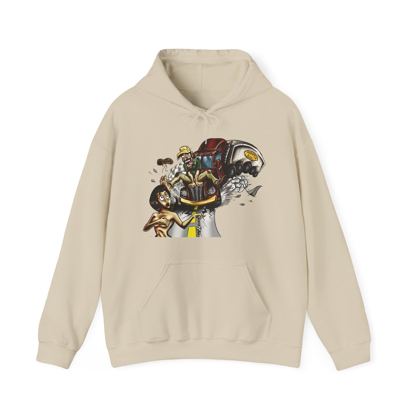 Wild Man Rider, Unisex Heavy Blend™ Hooded Sweatshirt