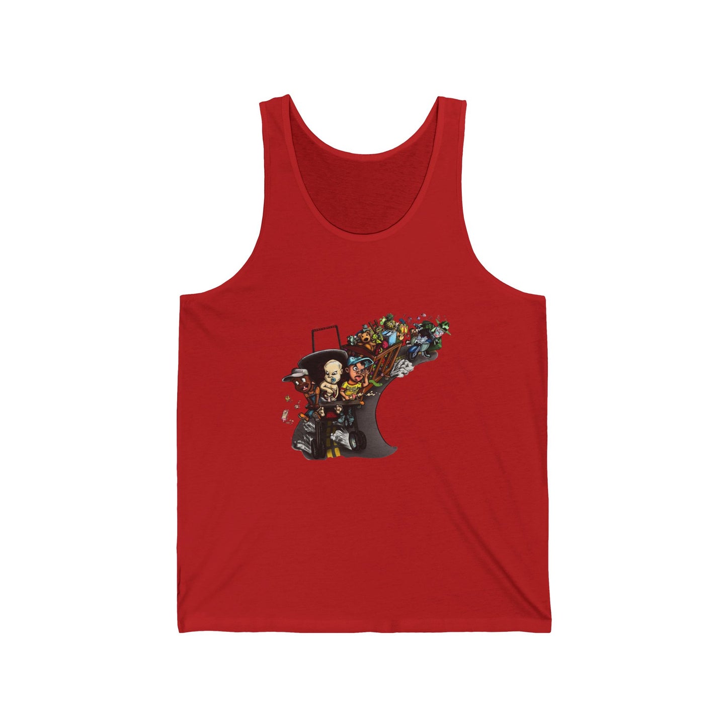 Adult women T.T.A Baby trukers. Unisex Jersey Tank