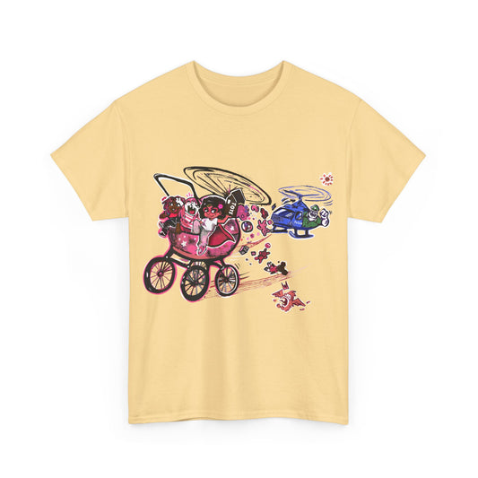 Adults, TINY TODDLER ADVENTURES,  Unisex Heavy Cotton Tee