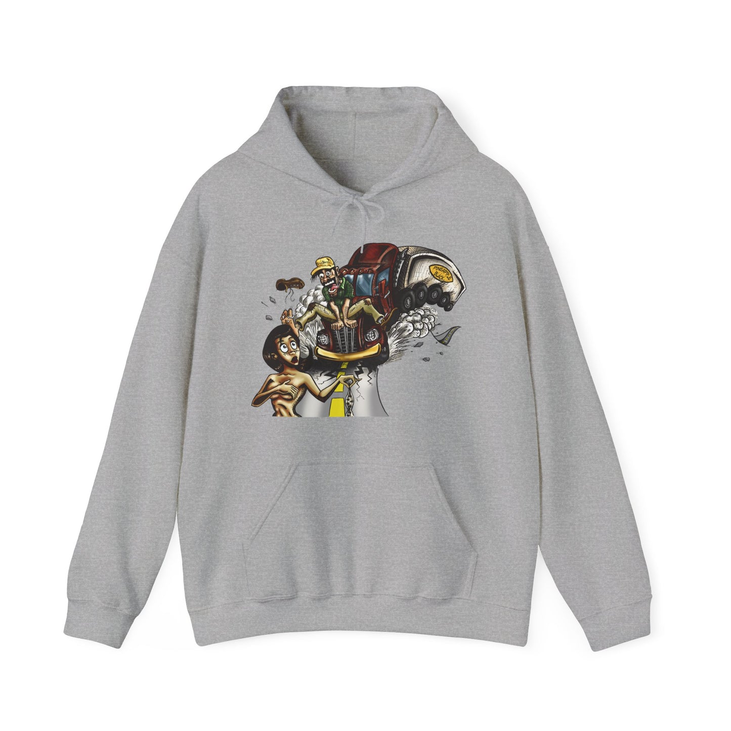 Wild Man Rider, Unisex Heavy Blend™ Hooded Sweatshirt