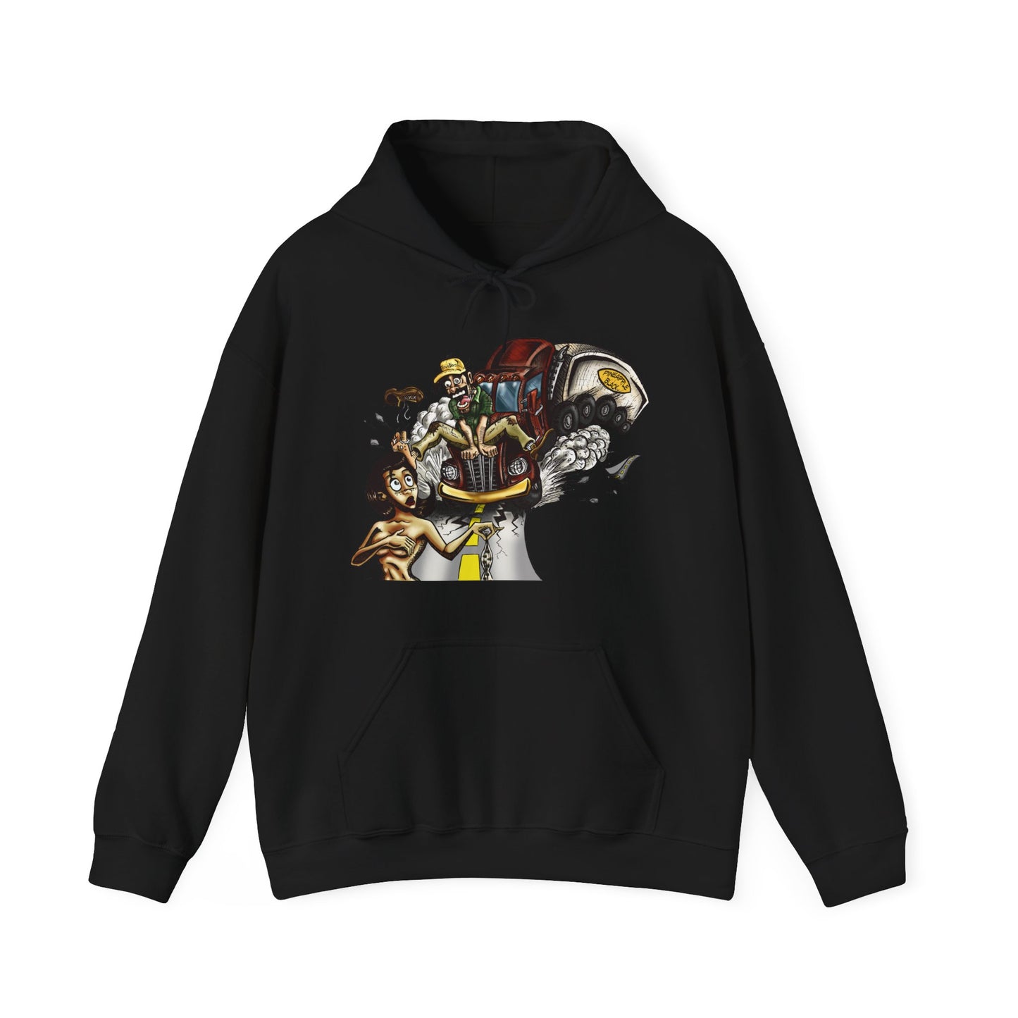 Wild Man Rider, Unisex Heavy Blend™ Hooded Sweatshirt